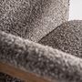 Chairs - Gray polyester chair 62x68x89 cm - VICAL
