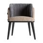 Chaises - Chaise en velours tons foncés 61x63x77 cm - VICAL