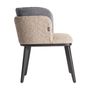 Chaises - Chaise en velours tons foncés 61x63x77 cm - VICAL