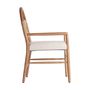 Chairs - Off-white polyester chair 53x60x92 cm - VICAL