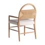 Chairs - Off-white polyester chair 53x60x92 cm - VICAL