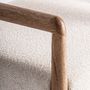 Chairs - Off-white polyester chair 53x60x92 cm - VICAL