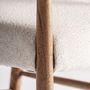 Chairs - Off-white polyester chair 53x60x92 cm - VICAL
