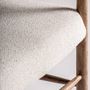 Chairs - Off-white polyester chair 53x60x92 cm - VICAL