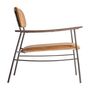 Fauteuils - Fauteuil en peau marron 62x70x81 cm - VICAL