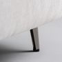 Beds - White polyester bed 206x232x138 cm - VICAL