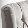 Beds - White polyester bed 206x232x138 cm - VICAL