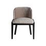 Chaises - Chaise en bois d´hévéa noir 60x62x84 cm - VICAL