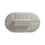 Sofas - Central sofa module in light brown pine wood 122x82x76 cm - VICAL