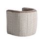 Fauteuils - Fauteuil en bois de pin taupe 76x80x70 cm - VICAL