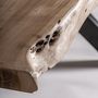 Dining Tables - Living room table in black acacia wood 320x110x77 cm - VICAL