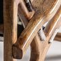 Fauteuils - Fauteuil en bois de mangue marron 75x82x76 cm - VICAL