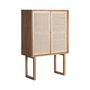 Armoires - Armoire en bois de mangue marron 100x45x150 cm - VICAL