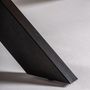 Dining Tables - Living room table in black acacia wood 320x110x77 cm - VICAL