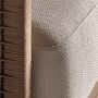 Sofas - Brown railway wooden sofa 320x90x70 cm - VICAL