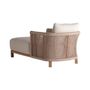 Sofas - Brown railway wooden deck chair 96x180x70 cm - VICAL