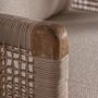 Sofas - Brown railway wooden deck chair 96x180x70 cm - VICAL