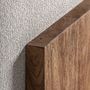 Sofas - Central sofa module in brown railway wood 81x86x83 cm - VICAL