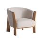 Fauteuils - Fauteuil en polyester marron  - VICAL