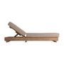 Canapés - Chaise longue en bois de chemin de fer marron 210x80x33 cm - VICAL
