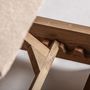 Canapés - Chaise longue en bois de chemin de fer marron 210x80x33 cm - VICAL