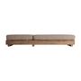 Sofas - Double lounge chair in brown railway wood 210x80x33 cm - VICAL