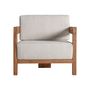 Fauteuils - Fauteuil en bois de chemin de fer marron 85x85x80 cm - VICAL