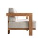Canapés - Sofa en bois de chemin de fer marron 240x80x80 cm - VICAL