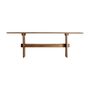 Console table - Brown reclaimed wood console 214x40x72 cm - VICAL