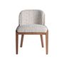 Chairs - White rubber wood chair - VICAL