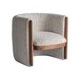 Armchairs - Brown pine wood armchair - VICAL