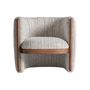 Armchairs - Brown pine wood armchair - VICAL
