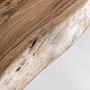 Other tables - Black acacia wood bar table 70x70x78 cm - VICAL