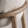 Stools - Brown ash wood stool 59x56x96 cm - VICAL