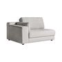 Sofas - Off-white polyester corner 140x106x85 cm - VICAL