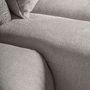 Sofas - Off-white polyester sofa 360x200x90 cm - VICAL
