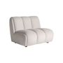 Sofas - Central sofa module in off-white polyester 102x94x76 cm - VICAL