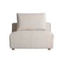 Sofas - Central sofa module in cream polyester 101x101x92 cm - VICAL