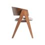 Chaises - Chaise en bois de chêne marron 63x57x79 cm - VICAL