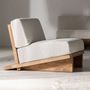 Fauteuils - Fauteuil en bois de chemin de fer marron 90x100x73 cm - VICAL