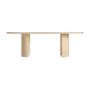Dining Tables - Light brown travertine living room table 240x100x75 cm - VICAL