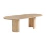 Dining Tables - Light brown travertine living room table 240x100x75 cm - VICAL