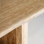 Dining Tables - Light brown travertine living room table 240x100x75 cm - VICAL