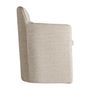 Chaises - Fauteuil en polyester beige 60x64x85 cm - VICAL