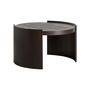 Coffee tables - Brown oak wood centerpiece 80x76x45 cm - VICAL