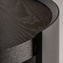 Coffee tables - Brown oak wood centerpiece 80x76x45 cm - VICAL