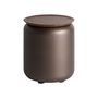 Autres tables - Table basse en bois counterplaqué nounces marron 45x45x52 cm - VICAL
