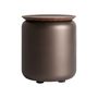 Autres tables - Table basse en bois counterplaqué nounces marron 45x45x52 cm - VICAL