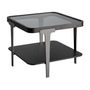Autres tables - Table basse en bois de frêne noir 60x60x50 cm - VICAL