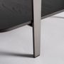 Autres tables - Table basse en bois de frêne noir 60x60x50 cm - VICAL